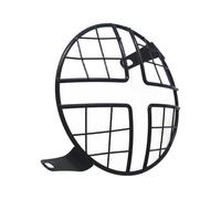 Couverture Protecteur Phare Grille De Protection En Pour Phare Moto 6.5 Pouces Couvercle Pour Lampe Avant Pour Cafe Racer Et Cruiser(X Mesh)