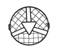 Couverture Protecteur Phare Grille De Protection En Pour Phare Moto 6.5 Pouces Couvercle Pour Lampe Avant Pour Cafe Racer Et Cruiser(Triangle Center)
