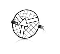 Couverture Protecteur Phare Pour Ducati Pour Chopper Pour Café Pour Racer Protecteur Universel De Phare Vintage Couvercle Lampe Gril Rétro(B)