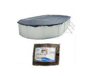 Couverture protection et hivernage Toi SWIMLUX piscine hors-sol ovale 730 x 366cm
