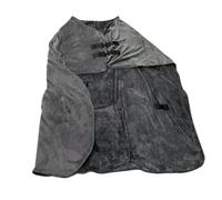 Couverture Protection pour Cheval , 130 , Couverture De Cheval Chauffante En Polaire, Couleur Grise