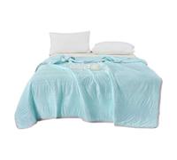Couverture rafraîchissante - Couette d'été en soie fraîche | Couverture rafraîchissante portable évacuant l'humidité pour dortoir, canapé, bébé, camping, voiture, salon, travail, chambre à coucher