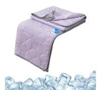 Couverture rafraîchissante d'été | Couvertures rafraîchissantes pour dormeurs chauds | Couverture froide | Couette froide évacuant l'humidité pour dortoir, homme, camping, voyage, adulte, méditation