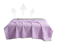 Couverture rafraîchissante douillette légère, respirante, double face | Tapis de refroidissement doux pour les dormeurs chauds, l'été, le camping, les voyages, l'appartement, le dortoir d'étudiant