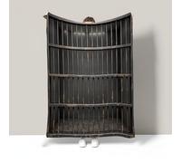 Couverture Réaliste Texturé Agréable, Couverture Noir Flanelle Douce et Chaude, Couvertures Cellule De Prison Barreaux De Fer Légère Toutes Saisons, pour Lit Canapé Chambre Voiture Avion 200x220 cm