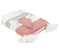 Couverture rectangulaire 130 x 150 cm en Polyester PET Multicolore Cubuk