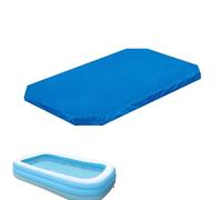 COUVERTURE RECTANGULAIRE POUVOIR POUR LE BASIN D'INSTALLATION | Poussière De Poussière Et Couverture Résistante Aux UV Avec Protection Contre La Pluie | COUVERTURE DE POCLOS POUR LES POOLLES DE JARDIN