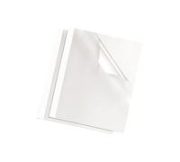 Fellowes - couverture reliure termique Standard, A4, 1,5 mm, blanc pqt 100 Blanc