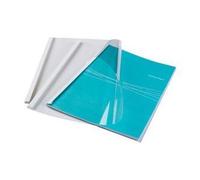Fellowes Couverture dos cartonné pour thermosoudure A4 6 mm 250 g blanc - Lot de 100