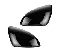Couverture Rétroviseur Latéral Voiture Rétroviseur Boîtier Capuchons Garniture Pour VW Pour Golf 7 MK7 MK7.5 2013-2018 Pour Touran L 2016-2018 MTVTFECEWG(Black)