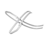 Couverture rétroviseur voiture Pour N&issan Pour Qashqai J11 2016 2017 2018 2019 Accessoires De Garniture De Bande De Rétroviseur Latéral De Porte(ARGENT)