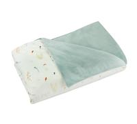 Couverture Réversible Cache-cache En Forêt Vert Sauge TU