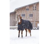 Couverture RIDING WORLD ""Oxford"" imperméable, doublée polaire - Couleur : noir, Taille : 6'3""/190 cm