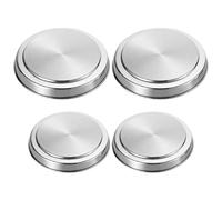 COUVERTURE ROND COUVERTURE | Couvertures De Brûleur Ronde Supérieure En Acier Inoxydable | Couvercles De Brûleur De Poêle Électrique De 4pcs Couverture Supérieure De Poêle Rond Votre Cuisi