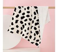 Couverture Ronde Pour Bébé,Dessin,Doux,Bulle,Glunel,Infantile,Couette,Automne,Hiver,Literie Chaude,Emmaillotage Pour Bébés - Type Cow-75x100cm