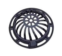 Couverture ronde pour parcs et places - 70 x 18 cm - Design trop-plein avec excellent drainage pour espaces verts résidentiels