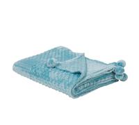 Couverture Samur 200 X 220 Cm Bleu Clair Bleu