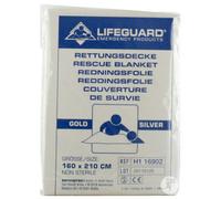 Couverture Sauvetage Aluminium 160cmx220cm 1 Pièce