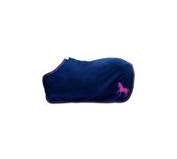HKM Couverture de selle Mini – séchante bleu foncé 95 cm