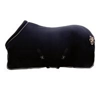 Couverture séchante pour cheval HKM Rosegold Glamour Noir 165 cm