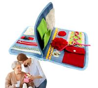 Couverture Sensorielle - Coton Polyester 30x50 Cm | Tapis D'activité Calmante | Jeu Anti-stress Pour Personnes âgées Avec Autisme Démence Alzheimer Pour Soins À La Maison Et Relaxation