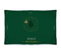 Couverture Serpentard personnalisée avec nom/texte. Différentes tailles. Cadeaux Geek personnalisés. Couverture polaire personnalisée. Couverture 125x190cm 480 g/m2. Couverture Serpentard Coraline