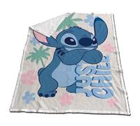 Couverture sherpa Disney Stitch corail 130x170cm Disney
