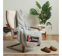 Couverture Sherpa FOCO Cleveland Browns NFL Big Logo Cloud