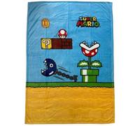 Couverture Sherpa - MARIO BROS - Vintage - 100 x 150 cm