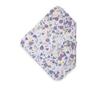 Couverture snuggle so Cosy Beige Floral Bleu