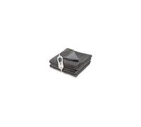 Couverture softy fleece 150w marron (150 x 150 cm)