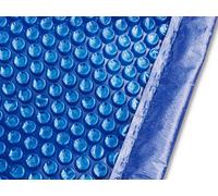 Bâche à bulles pour piscine bois UBBINK octogonale 300x490 - Bleue - 400 microns