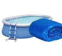 Bestway - Bâche solaire ovale 682 x 311 cm pour piscine hors sol Fast Set