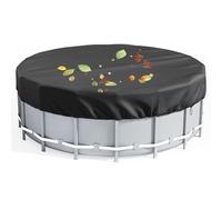 Couverture Solaire - Couverture Solaire Ronde | Couvertur De Piscine Pliable Et Imperméable | Remplacement De La Protection, Accessoire De Spa pour Piscine Hors Sol, Jardin D'été Extérieur FA