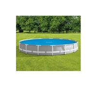 Intex Couverture solaire de piscine bleu 448 cm polyéthylène