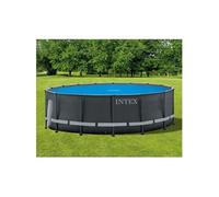 Intex Couverture solaire de piscine bleu 470 cm polyéthylène