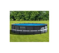 Intex Couverture solaire de piscine bleu 538 cm polyéthylène