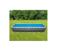 Intex Couverture solaire de piscine bleu 716x346 cm polyéthylène