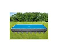 Intex Couverture solaire de piscine bleu 960x466 cm polyéthylène