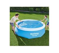 Bestway Couverture solaire de piscine Flowclear 305 cm, couverture de piscine, couverture de sécurité pour piscine,, toile de piscine 3202479 G