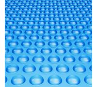 VEVOR Couverture solaire pour piscine, diamètre 3,05 m, bâches solaires rondes pour piscine, épaisseur de 0,38 mm, protecteur de piscine en PE pour piscine hors sol creusée, pour chauffer l'eau, bleu