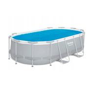 Couverture solaire, pour piscine ovale - 549 x 274 cm - Sheepmania Warmer - 150 microns - Bâche solaire pour piscine Bestway, Intex - Isolation thermique, économie d'énergie
