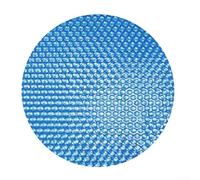 Couverture solaire ronde en polyéthylène bleu pour piscine extérieure, 240 cm, résistante aux intempéries pour réduire efficacement les débris et les pertes d'évaporation (300 cm)