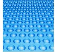 VEVOR Couverture solaire pour piscine, diamètre 3,05 m, bâches solaires rondes pour piscine, épaisseur de 0,38 mm, protecteur de piscine en PE pour piscine hors sol creusée, pour chauffer l'eau, bleu