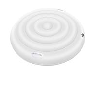Couverture Spa Gonflable Housse de Spa Gonflable Ronde 165 cm, Coupe-Vent, Protection Thermique et Anti-Pluie pour Spa, Extérieur Jardin(Round 165cm)