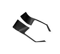 Couverture Style Intérieur Kit Intérieure Pour Bouton Verrouillage Porte Voiture En Fibre Carbone Véritable Et Interrupteur Lève-vitre Pour Nissan GTR R35 2008 - 2016(Carbon fiber black2)