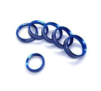 Couverture Style Intérieur Lot 6 Boutons Réglage Du Volume Et Des Phares Pour Commande Climatisation Tableau Bord Voiture Avec Anneau Décoratif Pour Ford F150 2016-2020(Blue)