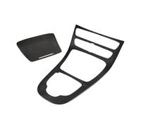 Couverture Style Intérieur Pour Mercedes Pour Benz W213 2016 2017 2018 Garniture Panneau Levier Vitesses Et Console Centrale En ABS Texturé Fibre Carbone