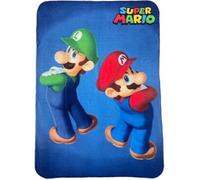 Couverture - SUPER MARIO - Luigi - 100 x 140 cm - Lavable en machine - Polyester synthétique