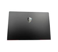 Couverture supérieure Noire pour Ordinateur Portable avec Logo Dragon Shield et Bande Rouge pour pour MSI Raider GE78 HX 13VI 13VH 13VG MS17S1 (Neuve)